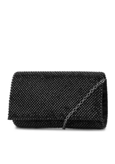 Cassie Sparkle Mesh Clutch