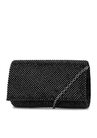 Cassie Sparkle Mesh Clutch