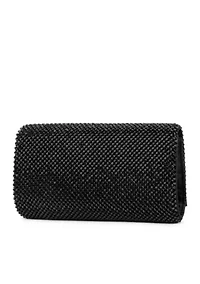 Cassie Sparkle Mesh Clutch