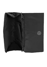 Cassie Sparkle Mesh Clutch