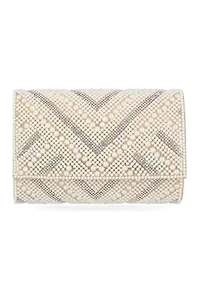 Alexis Microstone Flap Clutch