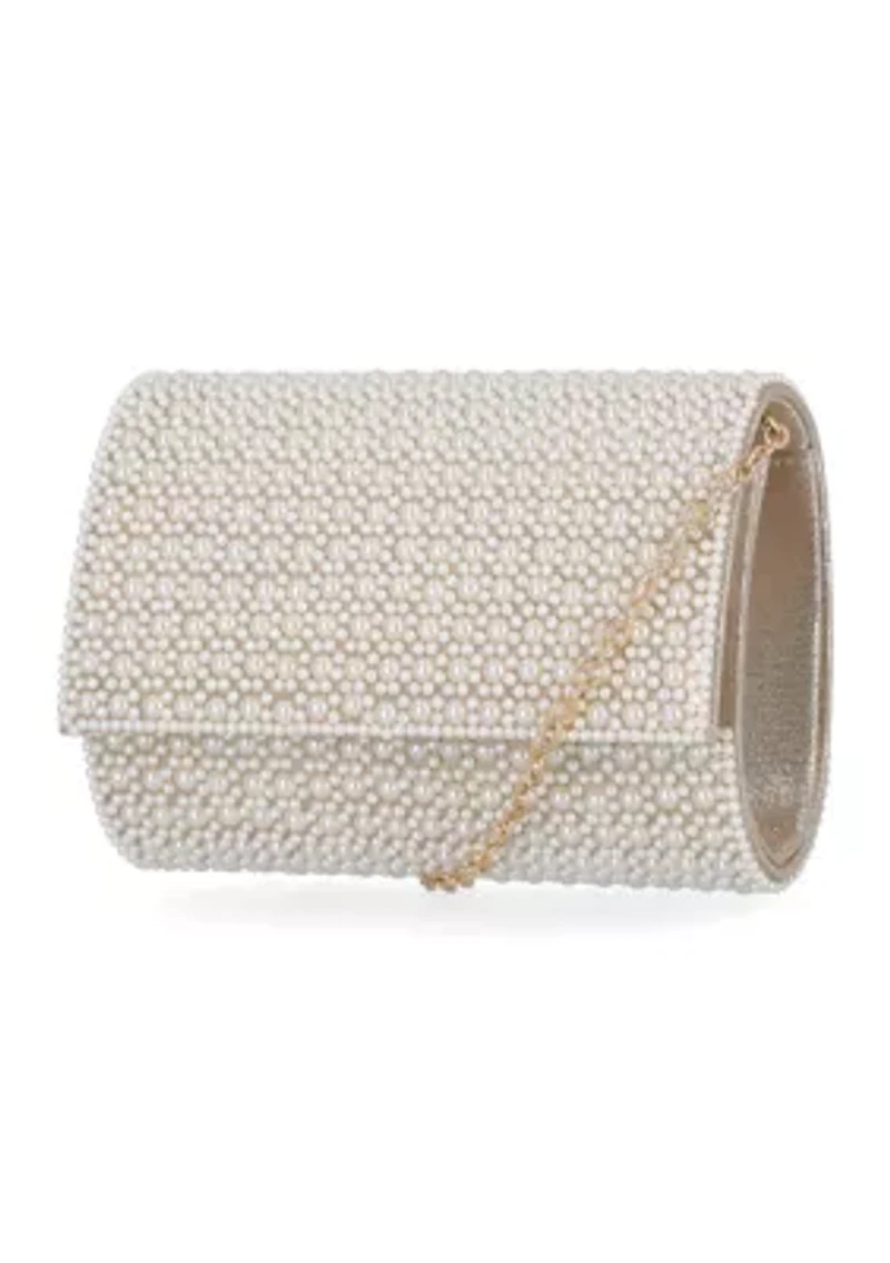 Alexis Microstone Flap Clutch
