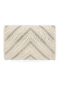Alexis Microstone Flap Clutch