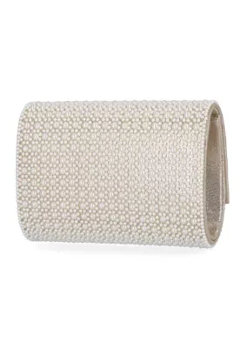 Alexis Microstone Flap Clutch