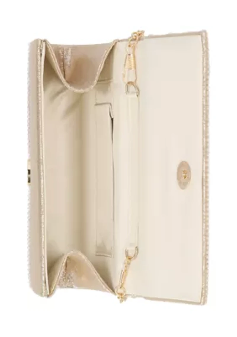 Alexis Microstone Flap Clutch