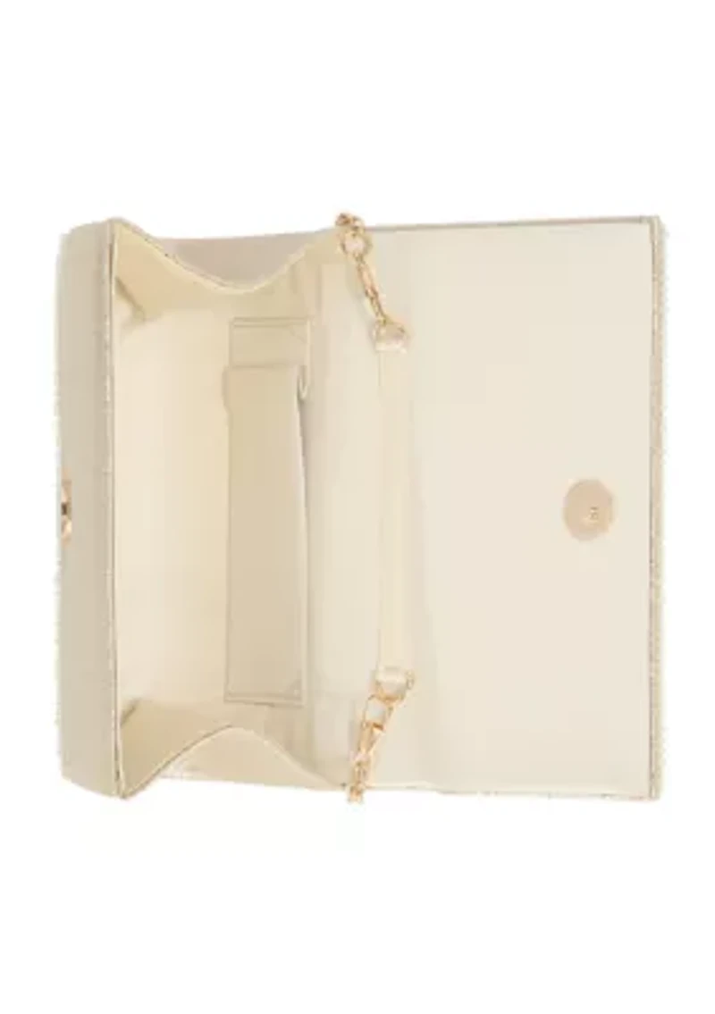 Alexis Microstone Flap Clutch