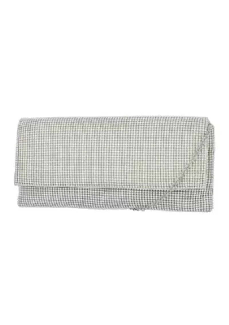 Helena Ball Mesh Flap Clutch