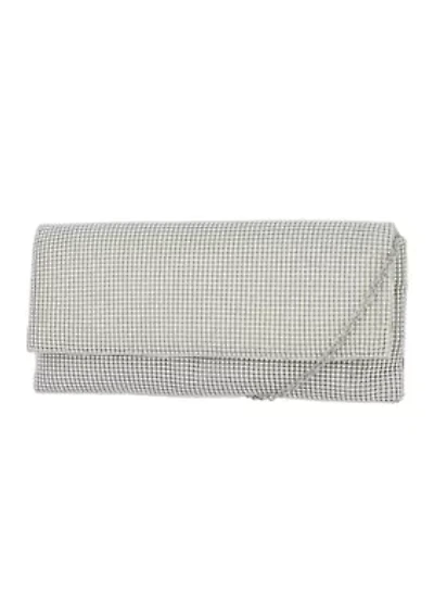 Helena Ball Mesh Flap Clutch