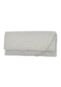 Helena Ball Mesh Flap Clutch