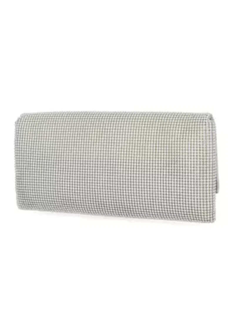 Helena Ball Mesh Flap Clutch