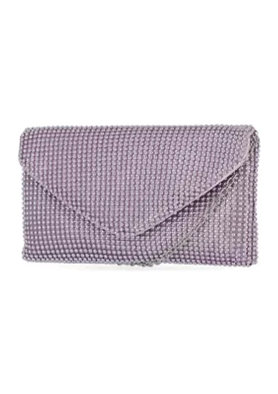 Irene - Ball Mesh Envelope Flap Clutch