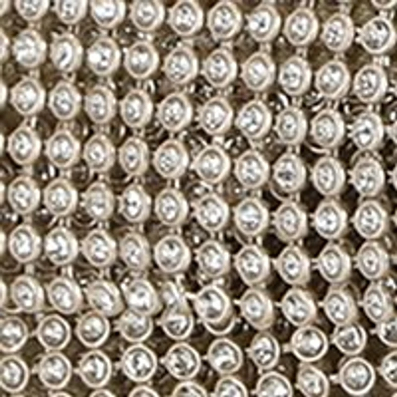 Hellene - Crystal Mesh Twisted Bow Clutch
