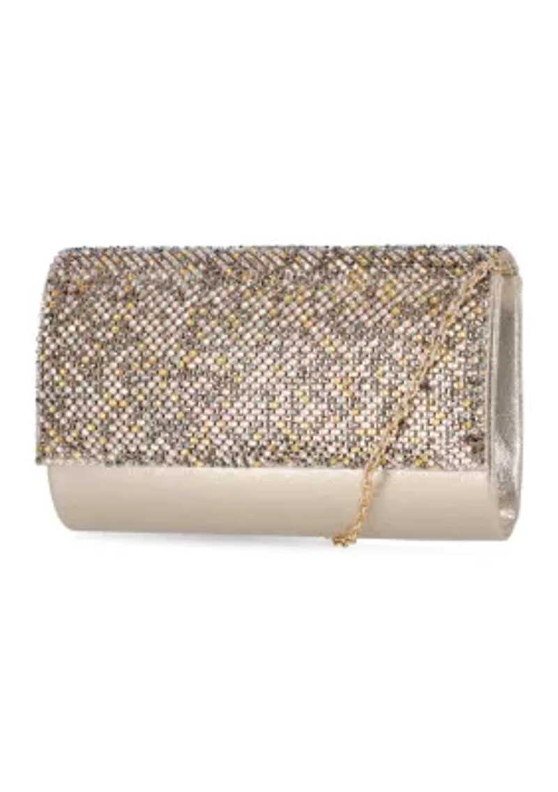 Diamond Mesh Paloma Clutch