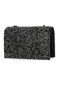 Adria Diamond Mesh Clutch