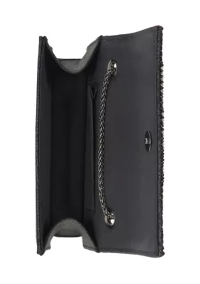 Adria Diamond Mesh Clutch