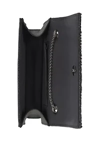 Adria Diamond Mesh Clutch