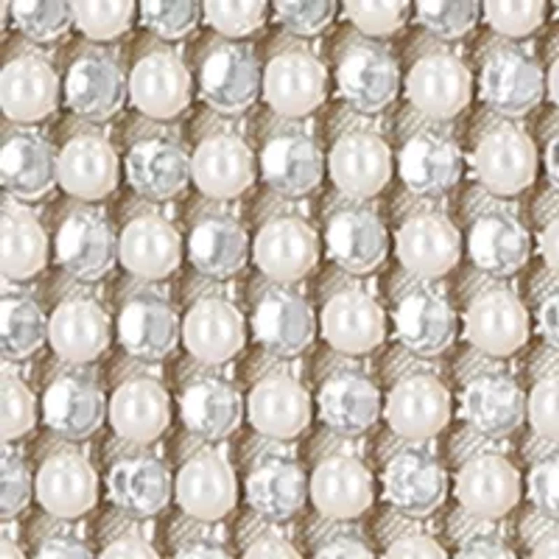 Zinia Diamond Mesh Clutch