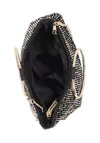 Women's Nesta Diamond Mesh Ring Bag