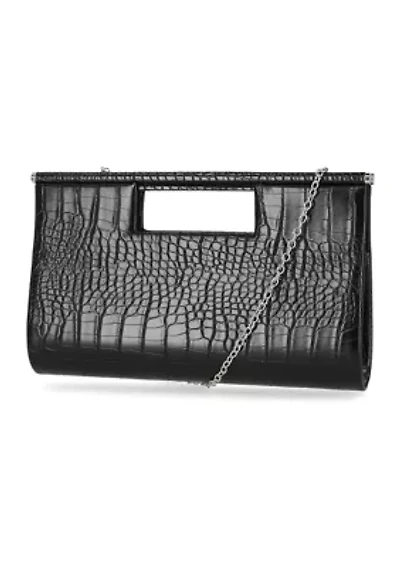 Yvette - Croco Top Handle Bag