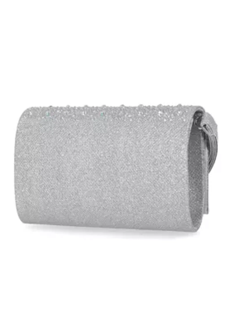 Lurex Waverly Clutch