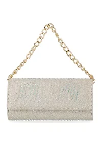 Max - Lurex with Stones Shoulder Clutch