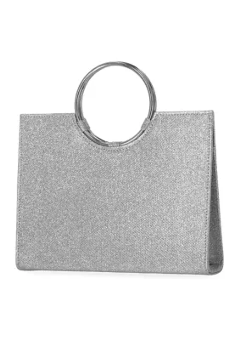 Lena - Lurex® Stones Ring Handle Bag