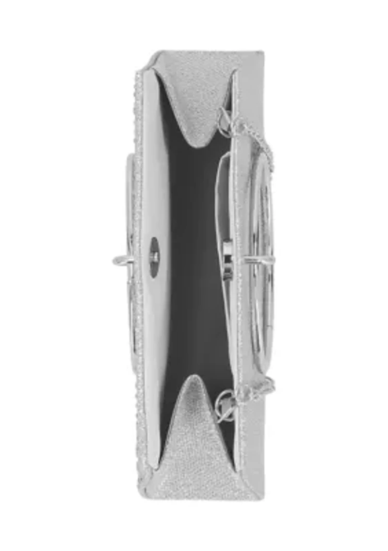 Renatta Floral Stud Crystal Bag