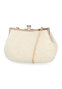 Pearl Gardenia Clutch