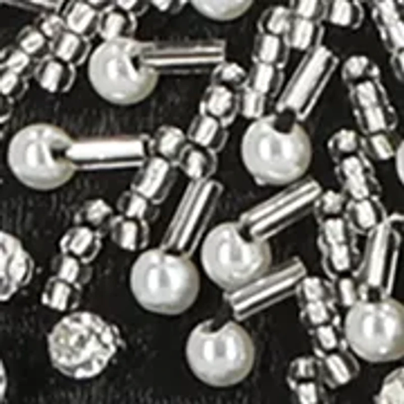 Linda - Handcrafted Stone & Pearl Clutch