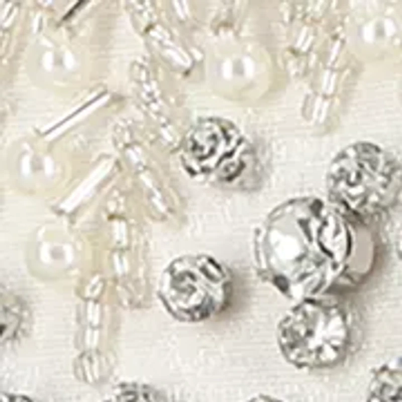 Linda - Handcrafted Stone & Pearl Clutch