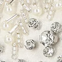 Linda - Handcrafted Stone & Pearl Clutch