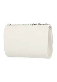 Linda - Handcrafted Stone & Pearl Clutch