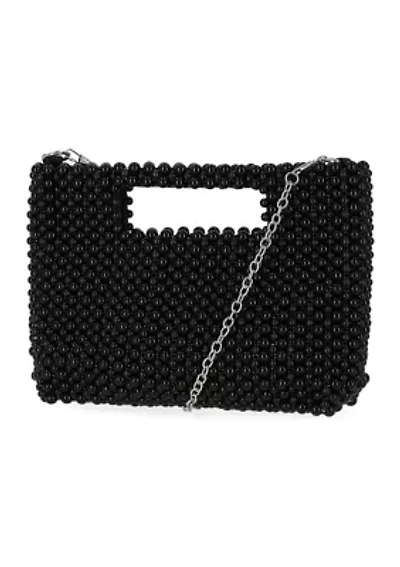 Doreen - Cutout Handle Pearl Clutch