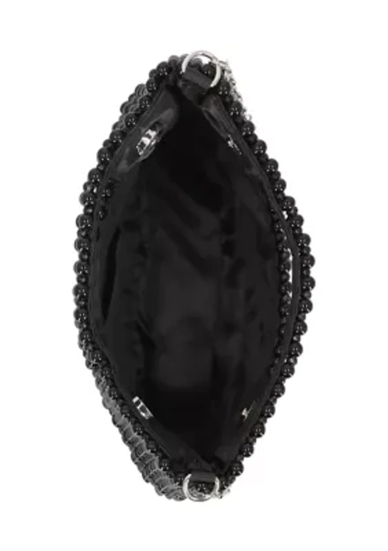 Doreen - Cutout Handle Pearl Clutch