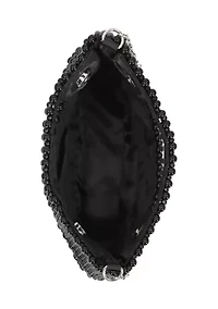 Doreen - Cutout Handle Pearl Clutch