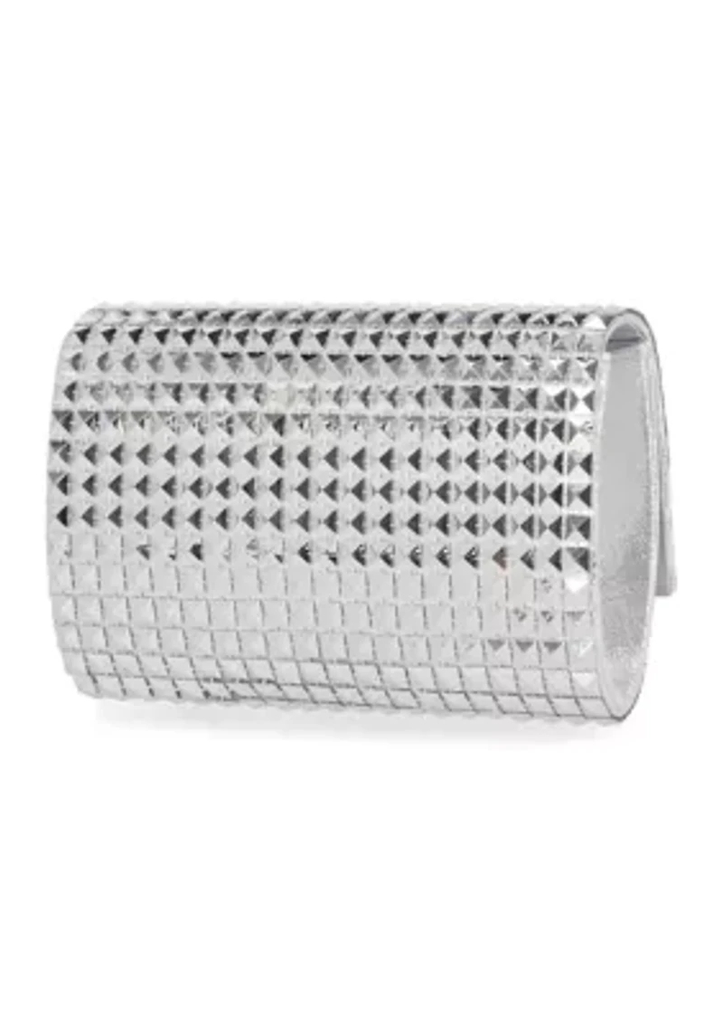 Pyramid Mesh Alexis Clutch