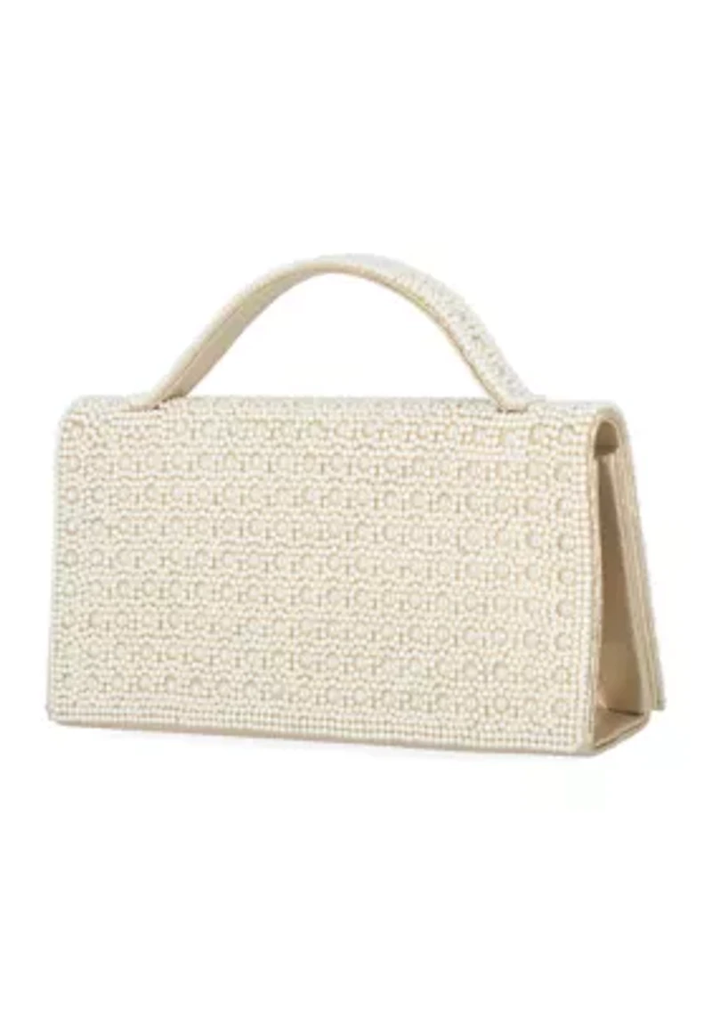 Felicia Microstone Clutch Bag