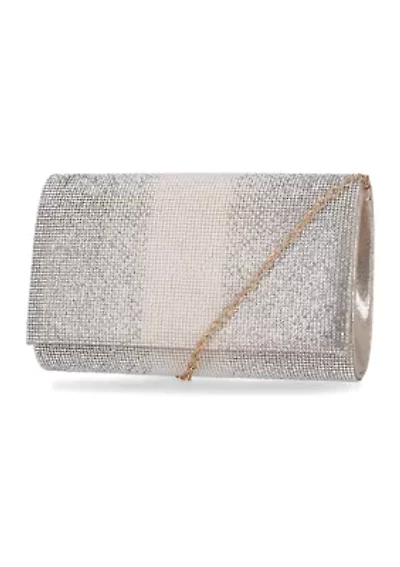 Waverly Microstone Flap Clutch