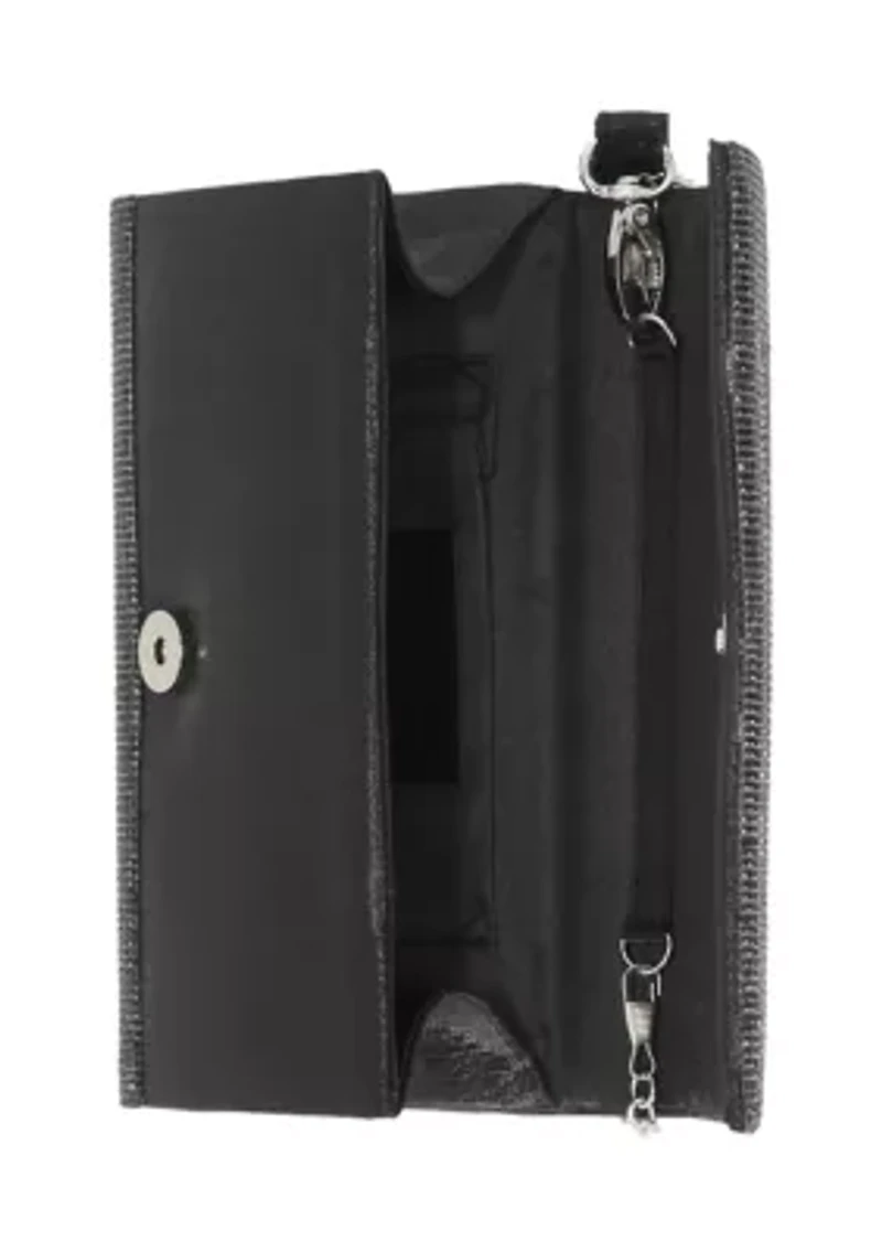 Waverly Microstone Flap Clutch