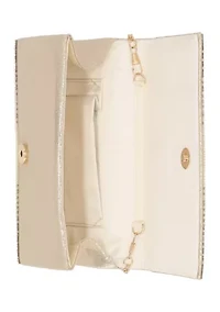 Waverly Microstone Flap Clutch