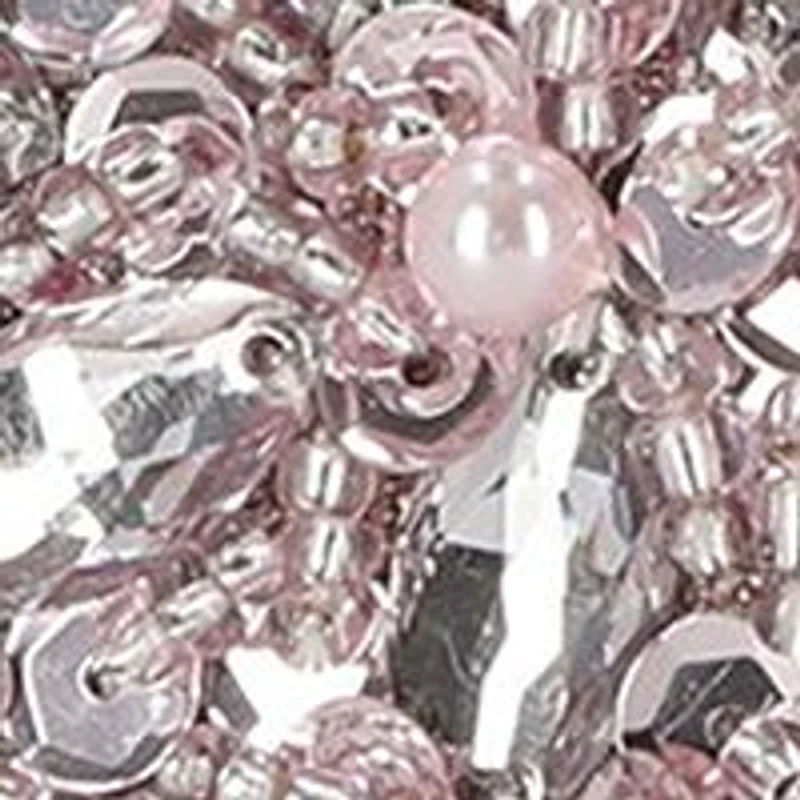 Janielle Confetti Beading Minaudière Clutch