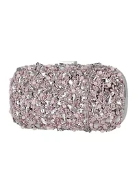 Janielle Confetti Beading Minaudière Clutch