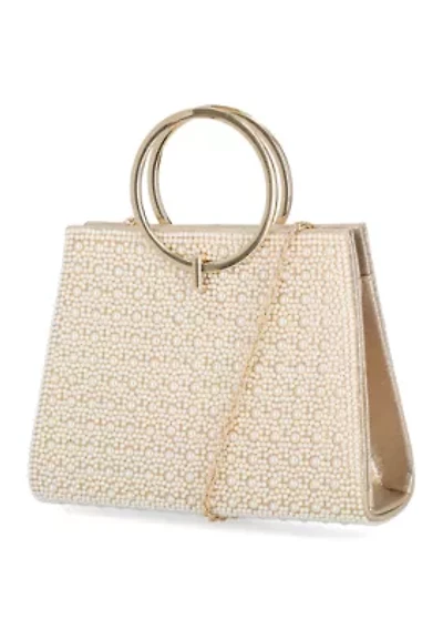 Renatta Microstone Clutch Bag