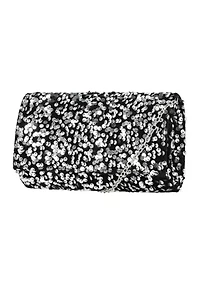 Chloe - Velvet Sequins Flap Bag