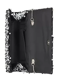 Chloe - Velvet Sequins Flap Bag