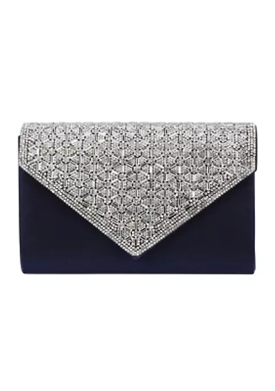 Oriana - V Flap Beaded Clutch