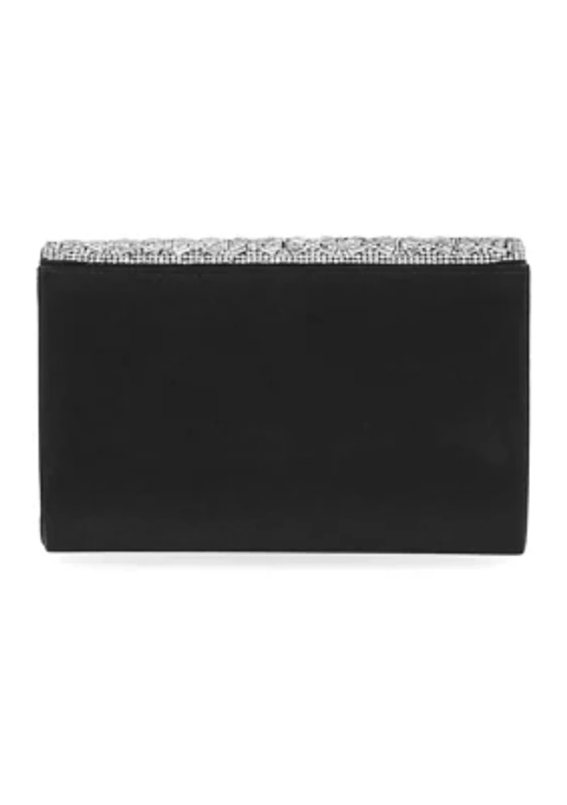 Oriana - V Flap Beaded Clutch