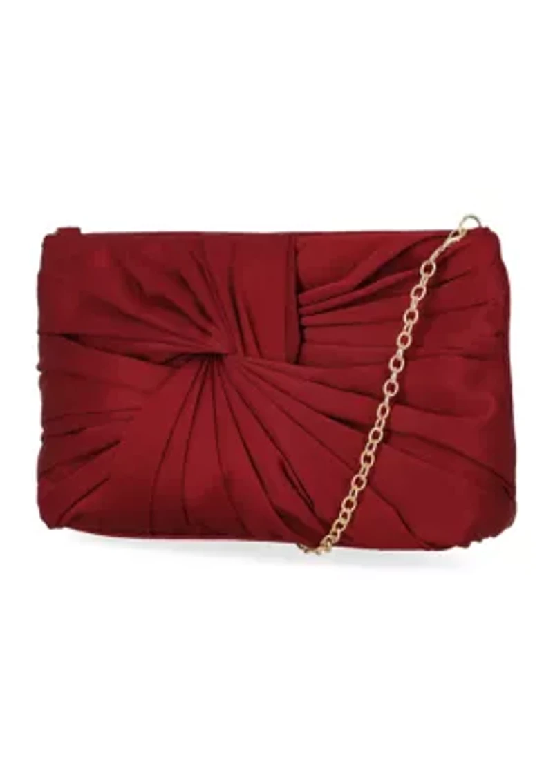 Ariel - Matt Satin Twist Front Clutch