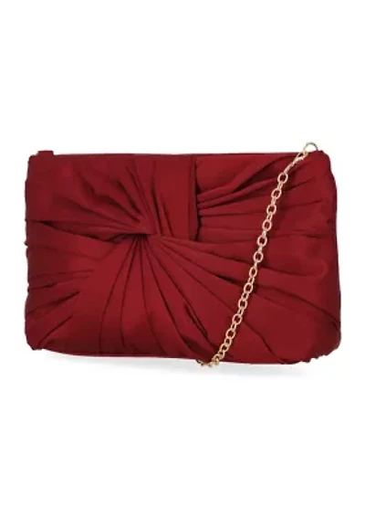 Ariel - Matt Satin Twist Front Clutch