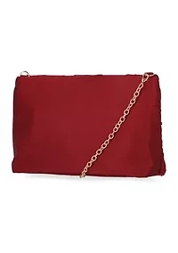 Ariel - Matt Satin Twist Front Clutch